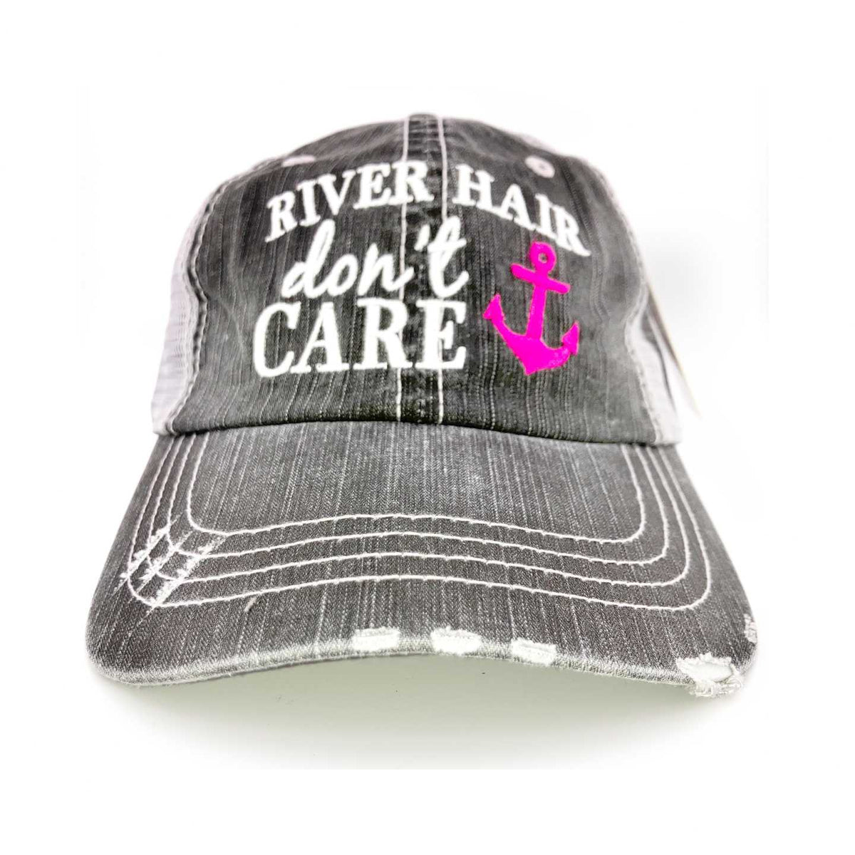 River Hair Don't Care women's trucker hat