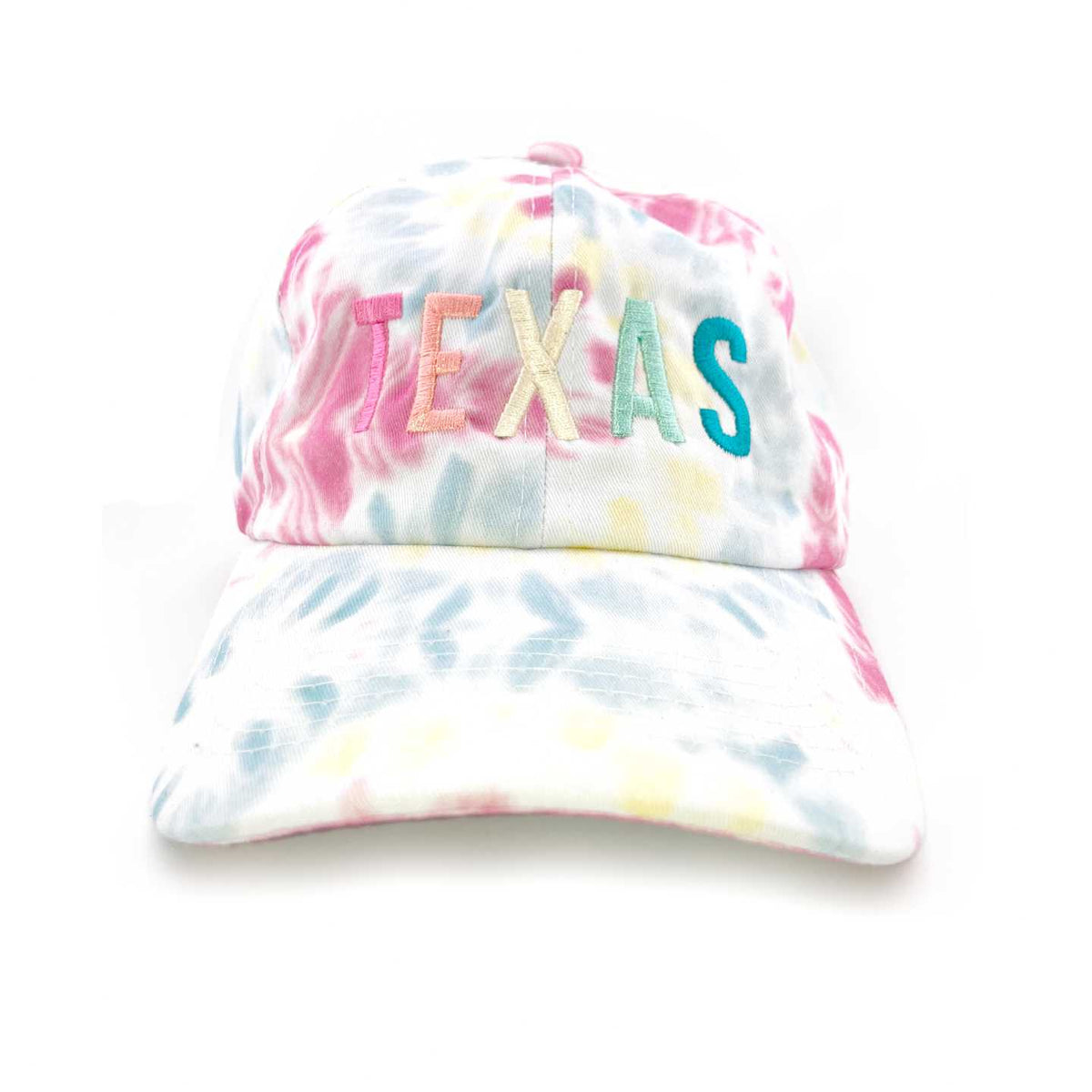 Texas tie dye women's trucker hat