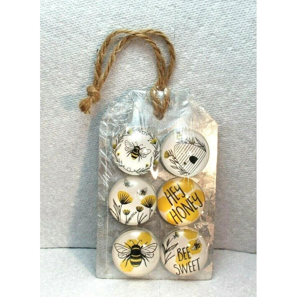 Bee Lovers Cute Fridge Magnets Set of 6