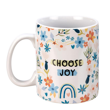 Choose Joy inspirational coffee and tea mug